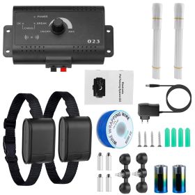 Electric Dog Collar Receiver Anti-Bark Dog Deterrent Training Collar with Beep Shock Modes for Dog Fence System