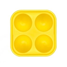 Dog Silicone Slow Tableware Molar Food Leakage Toy Pet Pets Supplies (Option: Tray Yellow)