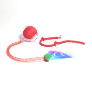 Interactive Cat Toy Ball Super Drive Cat Rolling Ball (Option: The Dragonflys Tail Is Red)